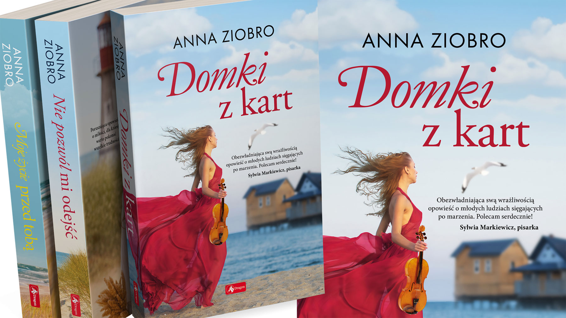 Premiera najnowszej powieści Anny Ziobro – „Domki z kart”