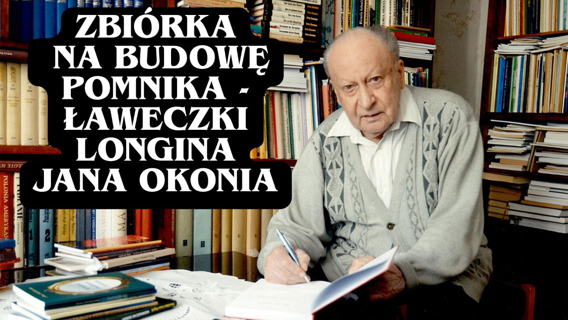 Pomnik – Ławeczka Longina Jana Okonia w Chełmie