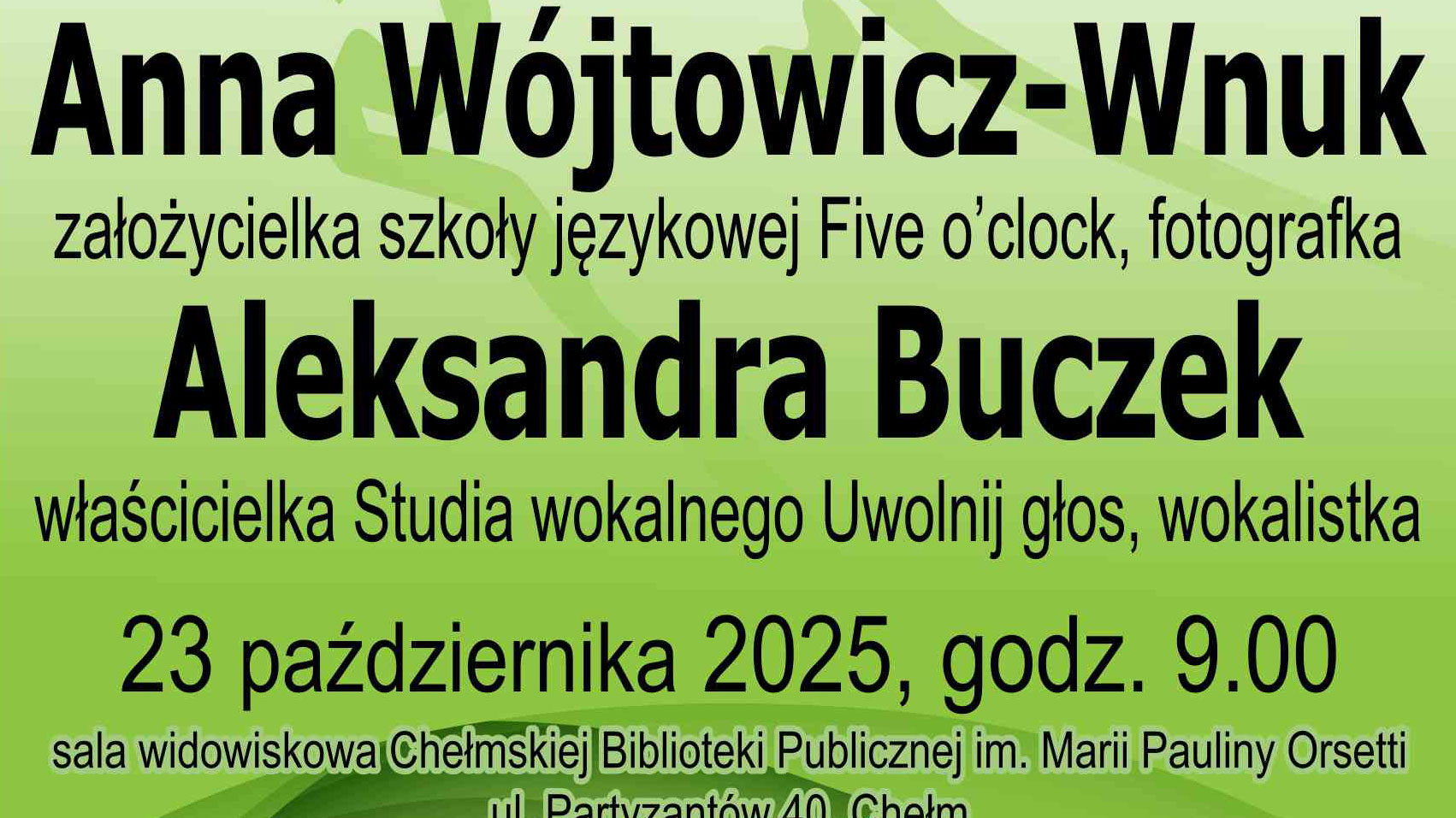 Pasja i kariera: Spotkanie z Aleksandrą Buczek i Anną Wójtowicz-Wnuk