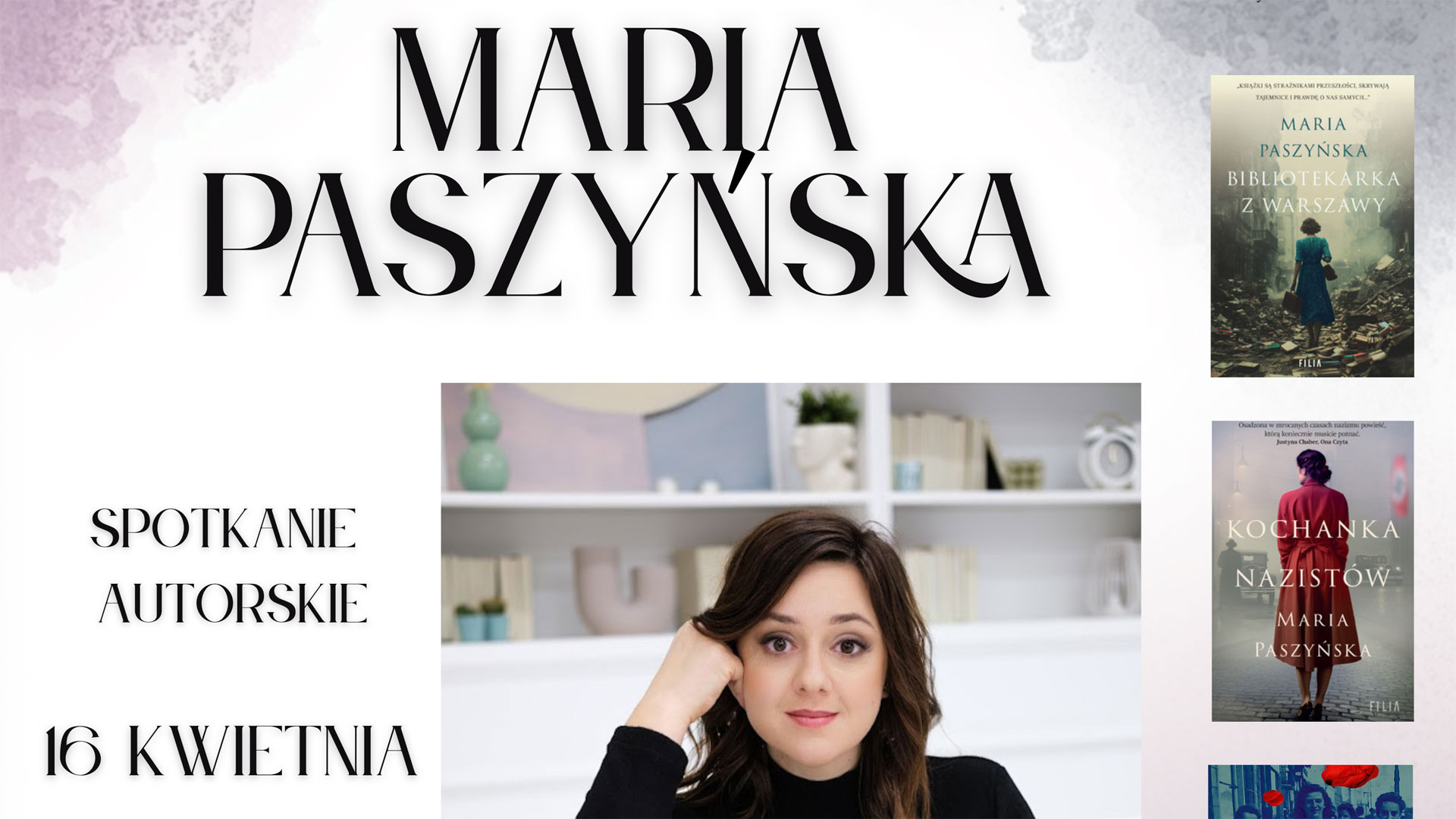 Spotkanie autorskie z Marią Paszyńską w Chełmie