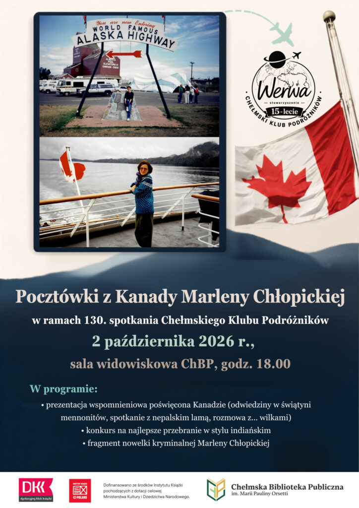 Pocztówka z Kanady Marlena Chłopicka