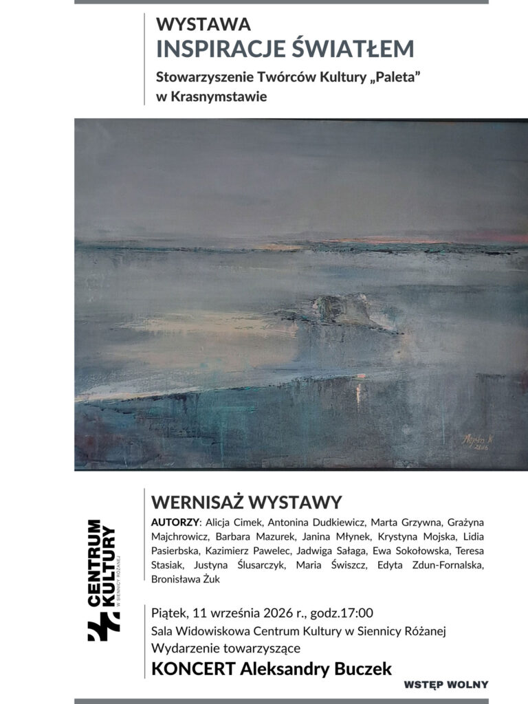 Inspiracje Światłem Paleta - Siennica Różana