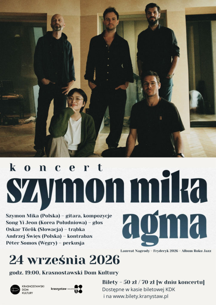 Koncert SZYMON MIKA – AGMA w Krasnymstawie